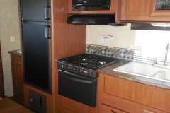 26ft Wildwood Travel Trailer Kitchen
